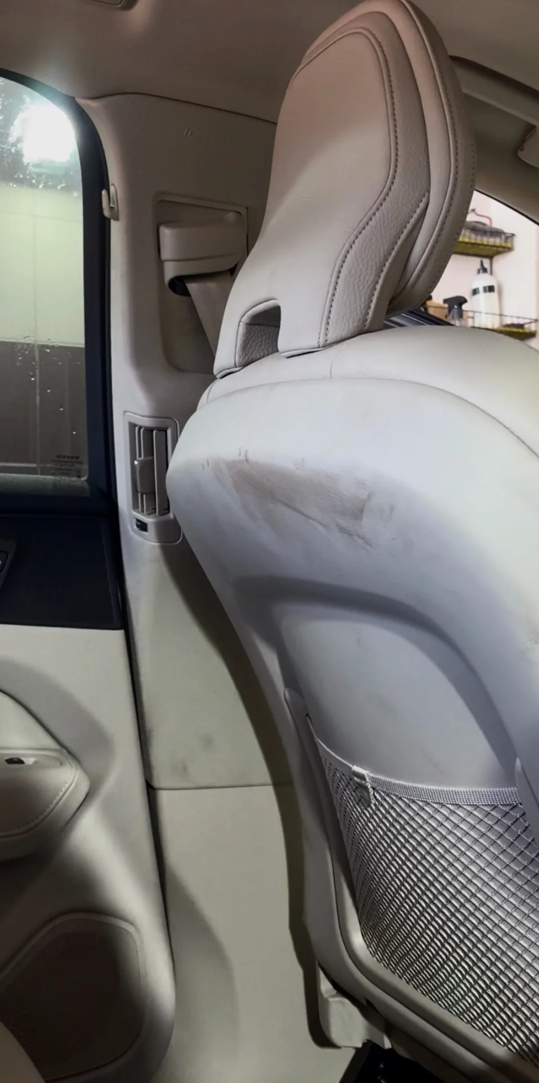 Спинка сиденья Volvo XC60 до химчистки